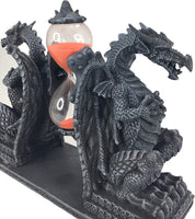 PTC 8 Inch Green Dual Dragon Sand Timer Hourglass Statue Figurine