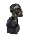 Gruesome Decomposing Zombie Bust Horror Accent Statue
