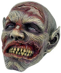 UNDEAD WRINKLED FLESH ZOMBIE SKULL STATUE HALLOWEEN DECOR FIGURINE STATUE
