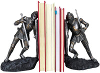 amazinggiftimpact.com Medieval Time War Knights in Battle Decorative Bookends Set
