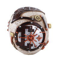 Steampunk Gearwork Skull with Secret Stash Drawer Trinket Box Collectible