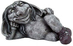 PTC 5.5 Inch Funny Face Gargoyle with Boots Laying Down Statue Figurine