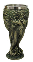Cthulhu Goblet Resin Figurine Stainless Steel Insert
