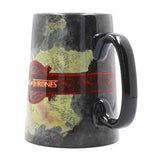 Ceramic Legends of the Swords Game of Thrones Dragon Mug Tankard Sigil Map