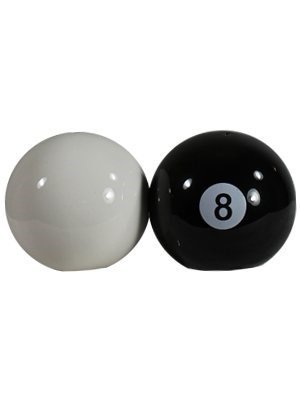 Eight Ball Salt & Pepper Shakers
