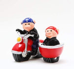 Wild Hogs Ceramic Magnetic Salt and Pepper Shakers Collection Set