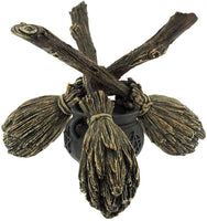 Wiccan and Witchraft Cauldron Broomstick Crystal Ball