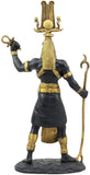 Ebros Egyptian God Ibis Headed Thoth Holding was and Ankh Statue 12" Tall Deity Patron of Magic Technology Knowledge and Riddles