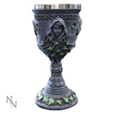 Medieval Renaissance Mother Maiden Crone Triple Goddess Chalice 12oz