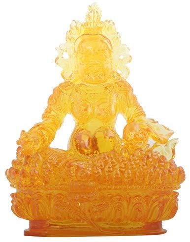 YTC Summit International Yellow Fortune Buddha Statue Figurine Buddhism Home Decoration Meditation New