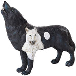 Pacific Giftware The Wolf Spirit Collection Dark Moonlit Night Black Howling Wolf Spirit Collectible Figurine