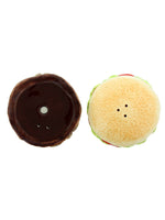 Stacked Cheeseburger in Paradise Burger Magnetic Salt & Pepper Shaker Set S/P