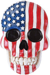 US Flag Skull Fridge Magnet Bottle Opener Collectible Figurine