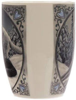 4" Snow Kisses New Bone China Porcelain Coffee Drink Mug
