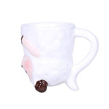 Pacific Giftware Topsy Turvy Sheep Expresso Mug Adorable Mug Upside Down Home Office Decor