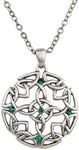 Celtic Round Pewter Necklace Jewelry- Mystica Collection