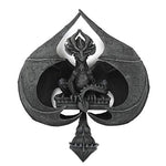 Pacific Giftware PT Winged Dragon Poker Card Spade Wall Mount Decorative Resin Figurine