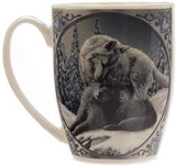 4" Snow Kisses New Bone China Porcelain Coffee Drink Mug