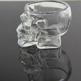 Skull Head Crystal Glass Vodka Shot Glass Whiskey Drinking Ware Home Bar Cup, 80ML, 5.82OZ