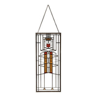 Frank Lloyd Wright Robie Window Stained Glass - 14" x 5.75"