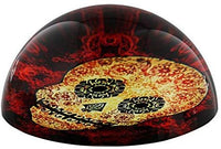 Day Of The Dead Red Paperweight 7.5x7.5x3.5cm