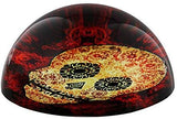 Day Of The Dead Red Paperweight 7.5x7.5x3.5cm