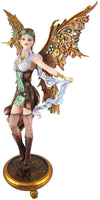 PTC 13.13 Inch Steampunk Fairy Aviator Adventure Statue Figurine