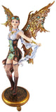 PTC 13.13 Inch Steampunk Fairy Aviator Adventure Statue Figurine