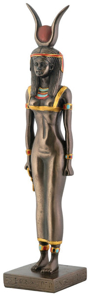 Egyptian Bronze Isis Collectible Statue