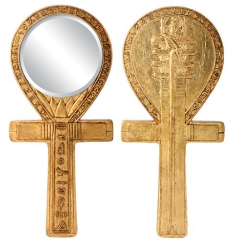 Djed Ankh Mirror Egyptian Decoration Accessory Decoration Collectible