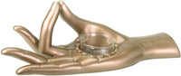 Shunya Mudra Buddhist Incense and Votive/Candle Holder