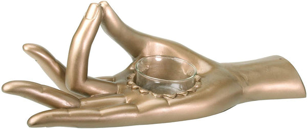 Shunya Mudra Buddhist Incense and Votive/Candle Holder