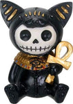 SUMMIT COLLECTION Furrybones Bastet Signature Skeleton in Egyptian Costume Carrying an Ankh