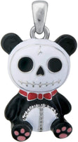 SUMMIT COLLECTION Furrybones Black Panda Bear Pandie Skeleton Boy Pendant Jewelry