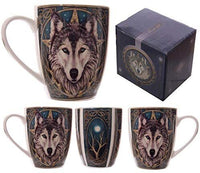 Pacific Giftware 4" Wilde One Wolf New Bone China Porcelain Coffee Drink Mug