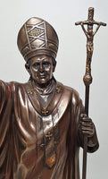 Catholic Pope Saint John Paul 2 Statue Icon Scene