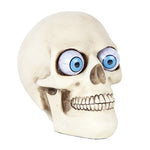 Pacific Giftware Novelty Skull with Rolling Movable Eye Ball Gothic Collectible Halloween Decor (Medium)