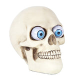 Pacific Giftware Novelty Skull with Rolling Movable Eye Ball Gothic Collectible Halloween Decor (Medium)