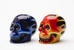 Flame Skulls Salt & pepper Shaker Set made of Ceramic