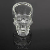 Skull Head Crystal Glass Vodka Shot Glass Whiskey Drinking Ware Home Bar Cup, 80ML, 5.82OZ