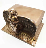 HEAVEN BOUND ASCENDING ANGEL BOTTOM LOAD CREMATION URN FIGURINE FUNERAL SUPPLY