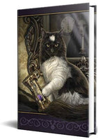 Lisa Parker Time's Up Black and White Cat Cover Embossed Collector Journal Book