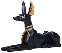 ABZ Brand Ancient Egyptian Guardian Lying Anubis Figurine Statues