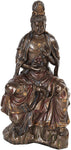 10.25 Inch Water and Moon Kwan Yin Hindu Resin Statue Figurine