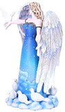 Pacific Giftware Changeling Angel with White Pigeons Statue by Shelia Wolk Home Decor