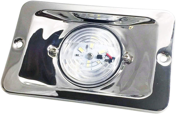 TOTAL MARINE Pac Trade Boat LED Transom Stern Light Stainless Steel 304 Splash Proof Flush Mount