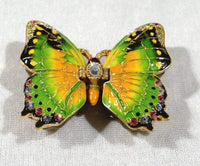 Butterfly bejeweled jewelry box 5
