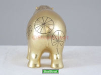 YTC Gold Leaf Hippo - Collectible Figurine Statue Sculpture Figure Egypt
