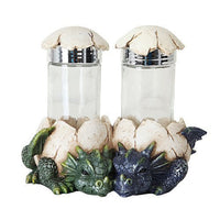 DRAGON HATCHLINGS SALT PEPPER SHAKER HOLDER SET
