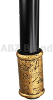 ABZ Brand Egyptian Ankh Hieroglyphic Skull Decorative Walking Cane 36"